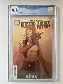 Star Wars Doctor Aphra 7 CGC 9.6 White Pages Jenny Frison Variant 2021