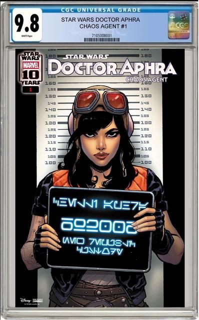 Star Wars Doctor Aphra Chaos Agent #1 Sara Pichelli 125 Cgc 9.8 Nm Presale 6/18