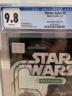 Star Wars Dr Aphra 1 + Vader 3 Action Figure Variants in CGC 9.8 LOT OF 2