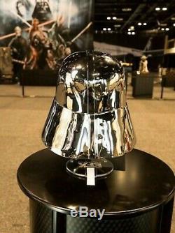 Star Wars EFX 40TH Anniversary Chrome Darth Vader Helmet Sold Out 2017 Comic Con