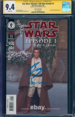 Star Wars EPISODE I Kenobi CGC SS Ewan McGregor SWAU WITNESS Star Wars EPISODE I Kenobi CGC SS Ewan McGregor SWAU WITNESS