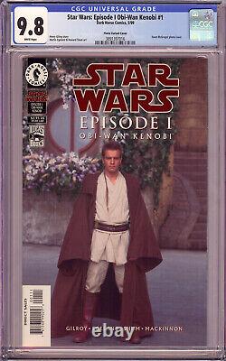 Star Wars Episode 1 Obi-Wan Kenobi #1 CGC 9.8 Ewan McGregor Photo Variant Cover