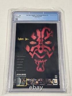Star Wars Episode 1 Phantom Menace #4 DARK HORSE Comics 1999 NM+ VARIANT CGC 9.8 Star Wars Episode 1 Phantom Menace #4 DARK HORSE Comics 1999 NM+ VARIANT CGC 9.8