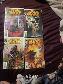 Star Wars Episode III Dark Horse Autographed Comics. All 4 books