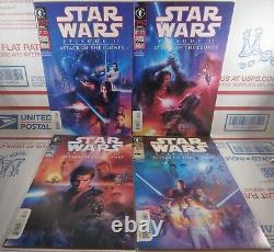 Star Wars Episode II Attack Of The Clones #1 2 3 4 Variant Set + Fcbd 2002