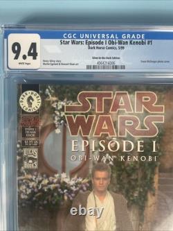 Star Wars Episode I Obi-Wan Kenobi #1 CGC 9.4 glow in the dark Edition