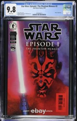 Star Wars Episode I Phantom Menace #3 CGC 9.8. 1st Darth Maul. Dark Horse 1999