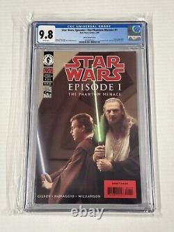 Star Wars Episode I The Phantom Menace 1 CGC 9.8 Photo Variant Dark Horse 1999 Star Wars Episode I The Phantom Menace 1 CGC 9.8 Photo Variant Dark Horse 1999