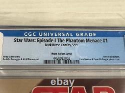 Star Wars Episode I The Phantom Menace 1 CGC 9.8 Photo Variant Dark Horse 1999 Star Wars Episode I The Phantom Menace 1 CGC 9.8 Photo Variant Dark Horse 1999