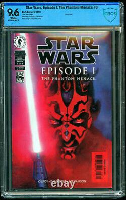 Star Wars Episode I The Phantom Menace #3 CBCS 9.6 1st Darth Maul Mace Windu CGC