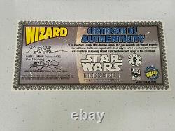 Star Wars Episode I The Phantom Menace Wizard 1/2 Dark Horse Comics CGC 8.5 COA Star Wars Episode I The Phantom Menace Wizard 1/2 Dark Horse Comics CGC 8.5 COA