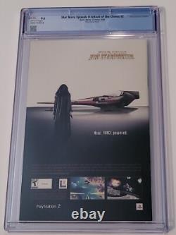 Star Wars Episode Ii-attack Of The Clones #2 Cgc 9.6 (4/02) Dh Photo Variant