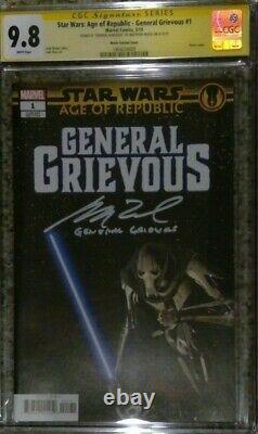 Star Wars General Grievous #1 movie cover CGC 9.8 SS Signed by Matt Wood