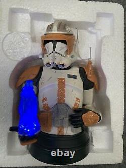 Star Wars Gentle Giant Commander Cody Mini Bust Comic Con 2007 Exclusive Used