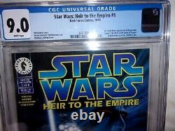 Star Wars HEIR TO THE EMPIRE #1 CGC 9.0 Dark Horse Comics 1995