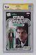 Star Wars Han Solo #1 Action Figure Variant Cgc Ss 9.6 Signed By Harrison Ford