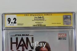 Star Wars Han Solo #1 Photo Cover CGC 9.2 SS Signature Signed Harrison Ford