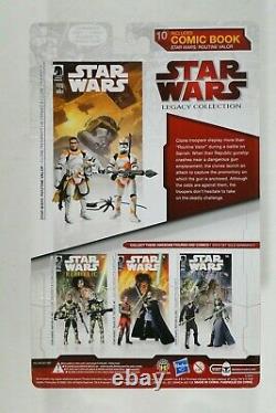 Star Wars Hasbro LC 2009 Comic Packs #10 Clone Trooper Lt & Clone Trooper