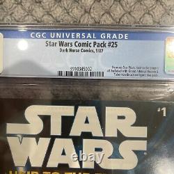 Star Wars Heir To The Empire #1 CGC 9.6. 1st Thrawn Comic Pack Variant