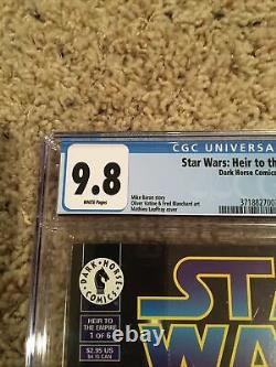 Star Wars Heir To The Empire #1 Cgc Graded 9.8 White Pages Grand Admiral Thrawn
