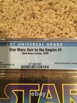 Star Wars Heir To The Empire #1 Cgc Graded 9.8 White Pages Grand Admiral Thrawn