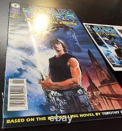 Star Wars Heir to the Empire (1995) #1 Newsstand SIGNED Timothy Zahn Notarized