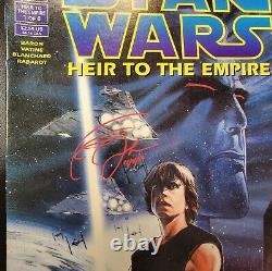 Star Wars Heir to the Empire (1995) #1 Newsstand SIGNED Timothy Zahn Notarized