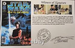 Star Wars Heir to the Empire (1995) #1 Newsstand SIGNED Timothy Zahn Notarized