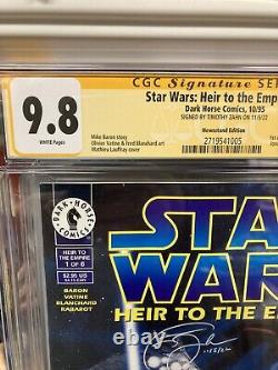 Star Wars Heir to the Empire #1 (1995) 1st Thrawn CGC 9.8 signed NEWSSTAND