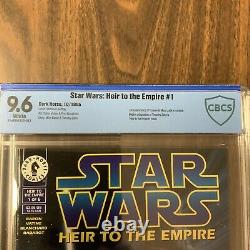 Star Wars Heir to the Empire # 1 CBCS 9.6 White 1st Mara Jade And Admiral Thrawn