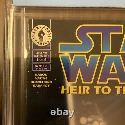 Star Wars Heir to the Empire # 1 CBCS 9.6 White 1st Mara Jade And Admiral Thrawn