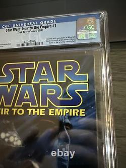 Star Wars Heir to the Empire # 1 CGC 9.2 1st Thrawn Mara Jade