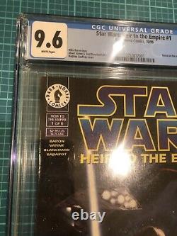 Star Wars Heir to the Empire #1 CGC 9.6 1st Mara Jade Admiral Thrawn 1995