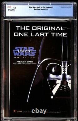Star Wars Heir to the Empire 2 CGC 9.8 Thrawn Mara Jade Skywalker 1995