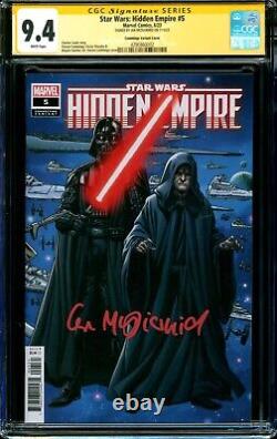 Star Wars Hidden Empire #5 CGC SS 9.4 signed by Ian McDiarmid EMPEROR PALPATINE