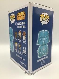 Star Wars Holographic Darth Vader Pop Funko Paris Comics Expo Con Rare