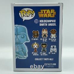 Star Wars Holographic Darth Vader Pop Funko Paris Comics Expo Con Rare