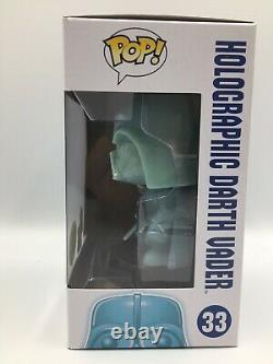 Star Wars Holographic Darth Vader Pop Funko Paris Comics Expo Con Rare