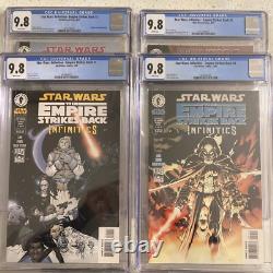 Star Wars Infinities The Empire Strikes Back #1 #2 #3, #4, 2002 CGC 9.8 Star Wars Infinities The Empire Strikes Back #1 #2 #3, #4, 2002 CGC 9.8