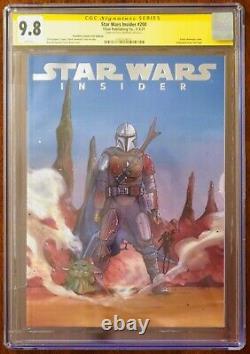 Star Wars Insider #200 Foil CGC 9.8 Grogu Mandalorian SIGNED Peach Momoko