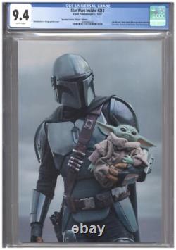 Star Wars Insider #210 CGC 9.4 Spectral Virgin Mandalorian Grogu Photo Variant