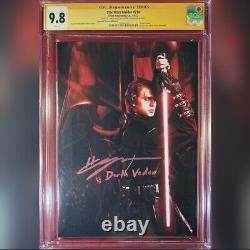 Star Wars Insider #214 Variant Cgc 9.8 Ss Signed Hayden Christensen Darth Vader