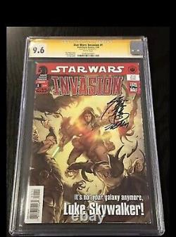 Star Wars Invasion #1 Ss Cgc 9.6 Signed Jo Chen Dark Horse 2009 Signature Series