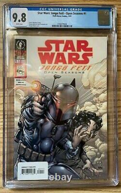 Star Wars JANGO FETT Open Seasons #1 CGC 9.8 1st App Dooku Mandalorian Boba Fett