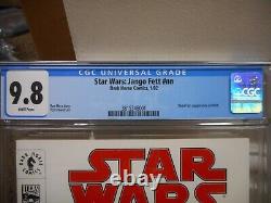 Star Wars Jango Fett nn 1 cgc 9.8 Dark Horse 1/2002 1st appearance of Jango Boba