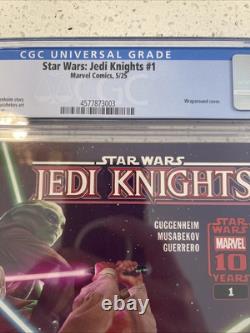 Star Wars Jedi Knights #1 1st Print Cover A Marvel/Yoda Qui-Gon Mace2025 Cgc 9.8