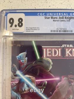 Star Wars Jedi Knights #1 1st Print Cover A Marvel/Yoda Qui-Gon Mace2025 Cgc 9.8
