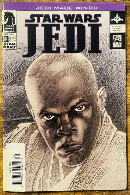 Star Wars Jedi Mace Windu 1 Extremely Rare Newsstand Variant 1st App Ventress