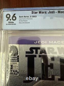 Star Wars Jedi Mace Windu, One Shot CBCS 9.6 1st Asajj Ventress Dark Horse 2003