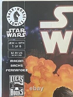 Star Wars Jedi vs Sith #1 (2001) Newsstand! 1st Darth Bane